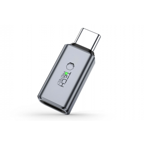 Perėjimas USB C → iPhone (lightning 8pin) (K-L) pilkas Tech-Protect